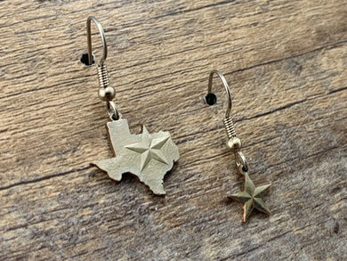 Texas Mismatched Charm Earrings