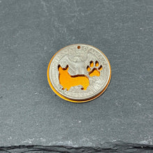 Load image into Gallery viewer, Corgi 1 Silhouette Coin
