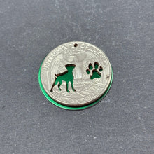 Load image into Gallery viewer, Boxer Silhouette Coin