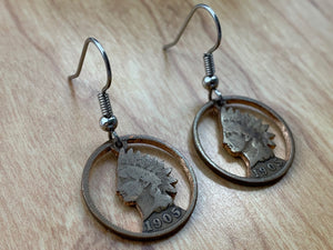 Indian Head Earrings