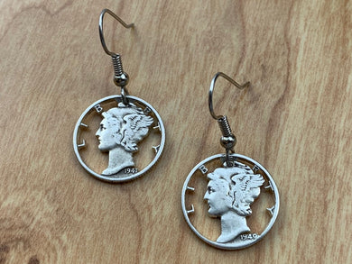 Mercury Dime Earrings