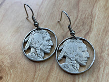 Load image into Gallery viewer, Buffalo Nickel Earrings