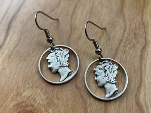 Mercury Dime Earrings Version 2.0