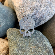 Load image into Gallery viewer, Greek Atom Skull Coin
