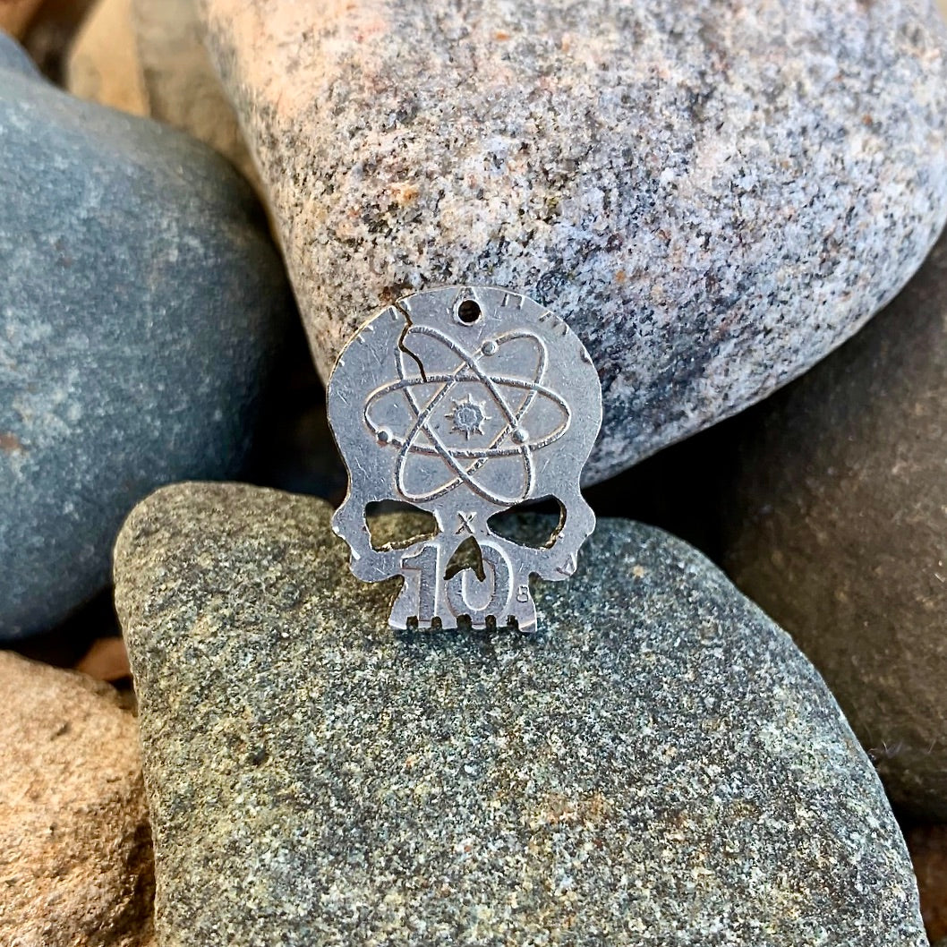 Greek Atom Skull Coin