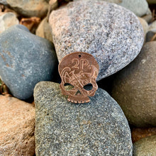 Load image into Gallery viewer, Irish Skull Coin - Reversible Harp/Bird