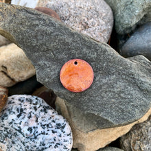 Load image into Gallery viewer, Translucent Orange Coin Pop - Flat