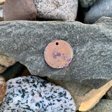 Load image into Gallery viewer, Speckled Raspberry Coin Pop - Flat