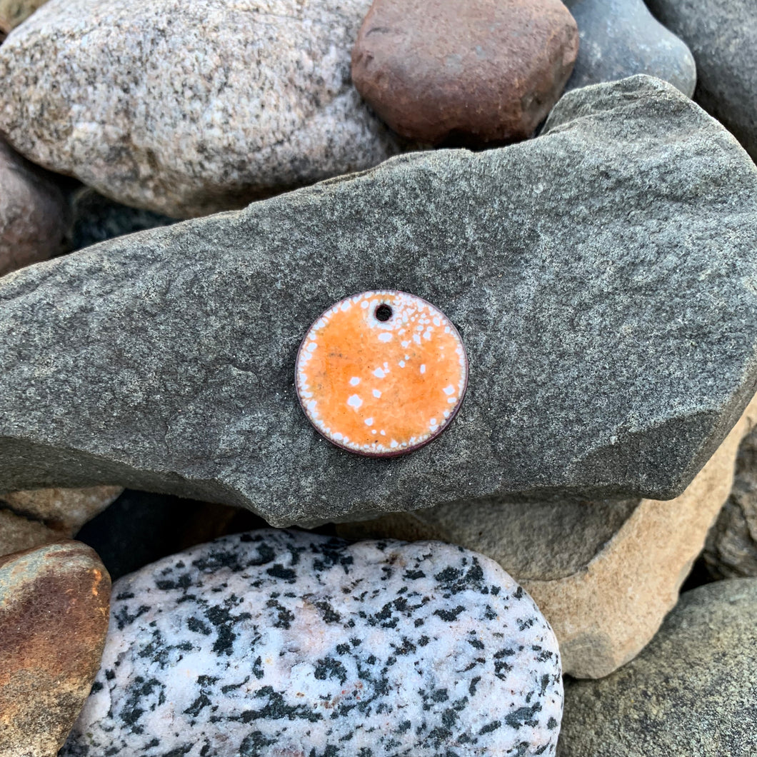 Orange Creamsicle Coin Pop - Flat