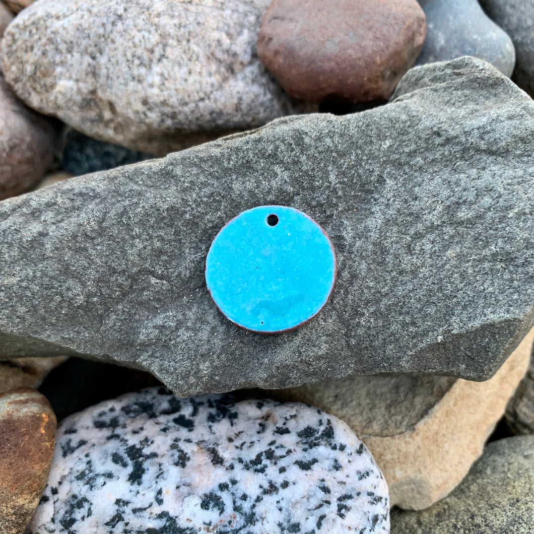 Bright Blue Coin Pop - Flat