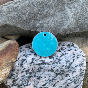 Bright Blue Coin Pop - Flat