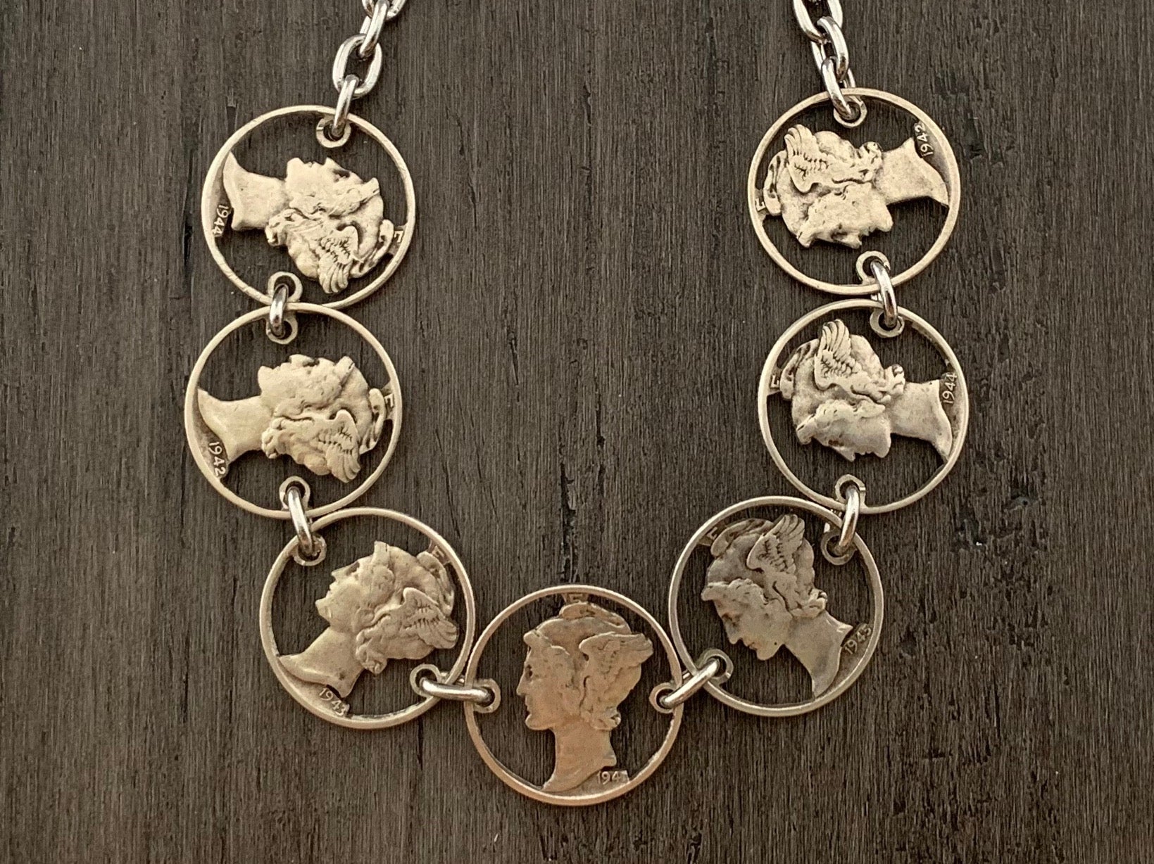 Multi-Coin Mercury Dime Bracelet – Coin Operated Jewelry