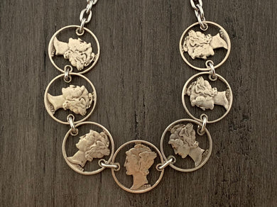 Multi-Coin Mercury Dime Bracelet