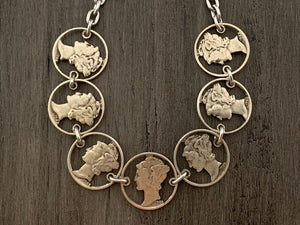 Multi-Coin Mercury Dime Bracelet