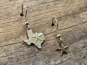 Texas Mismatched Charm Earrings