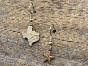 Texas Mismatched Charm Earrings