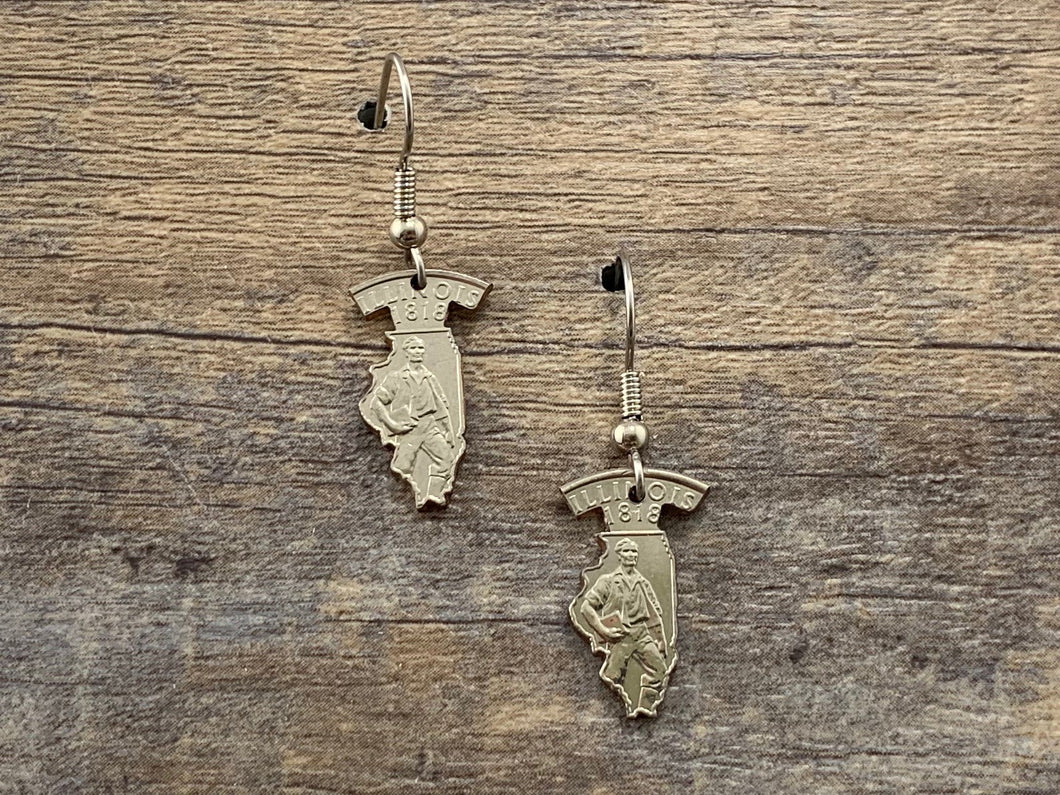 Illinois Charm Earrings