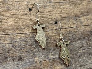 Illinois Charm Earrings