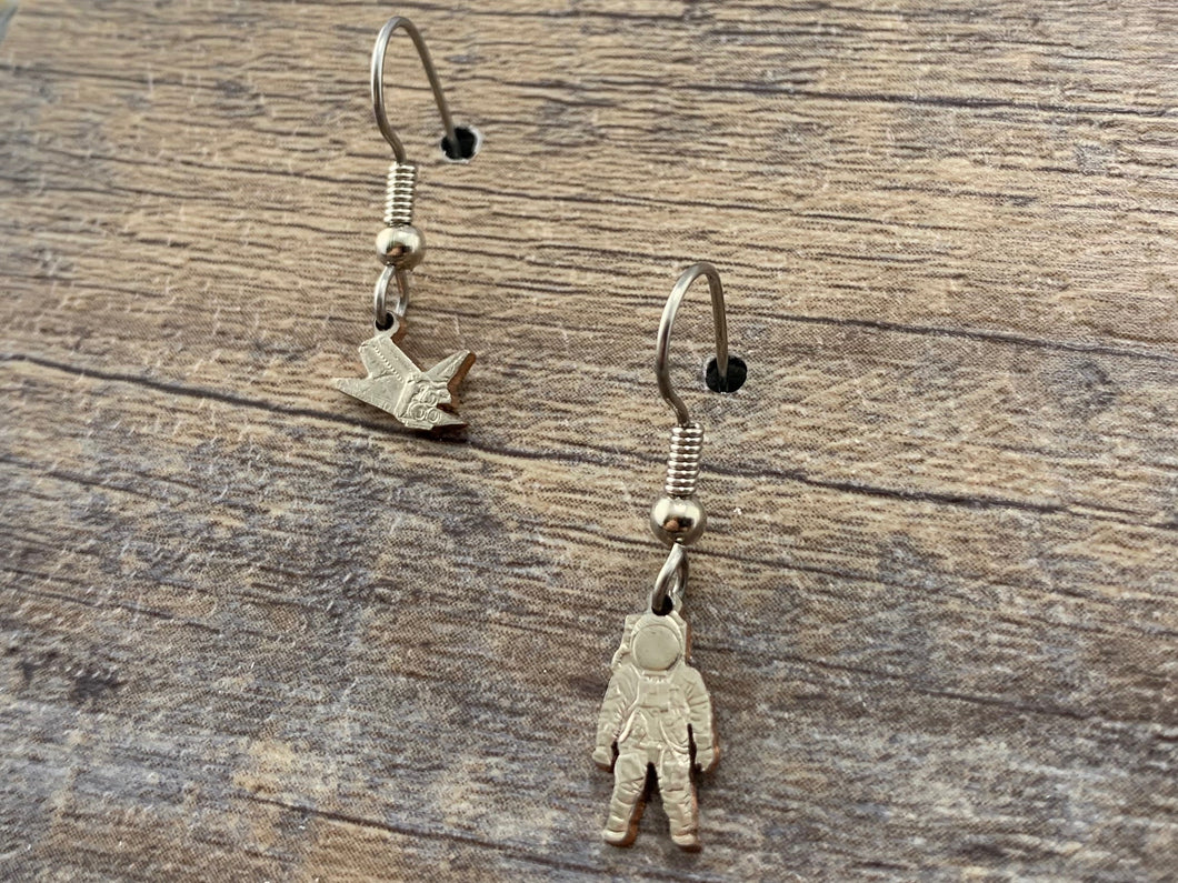Florida/Ohio Mismatched Space Earrings