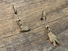 Load image into Gallery viewer, Florida/Ohio Mismatched Space Earrings