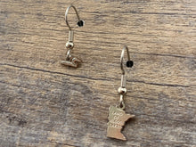 Load image into Gallery viewer, Minnesota Mismatched Charm Earrings