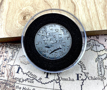 Load image into Gallery viewer, Handmade Kennedy Puzzle Coin - 15 Piece