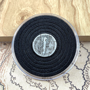 Handmade Mercury Dime Puzzle Coin - 9 Piece